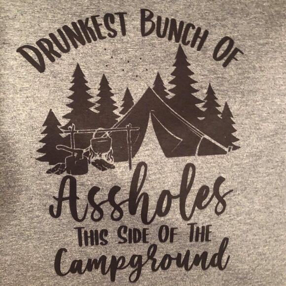 Drunkest Bunch Handmade Unisex Handmade Graphic Tee - Picture 1 of 4